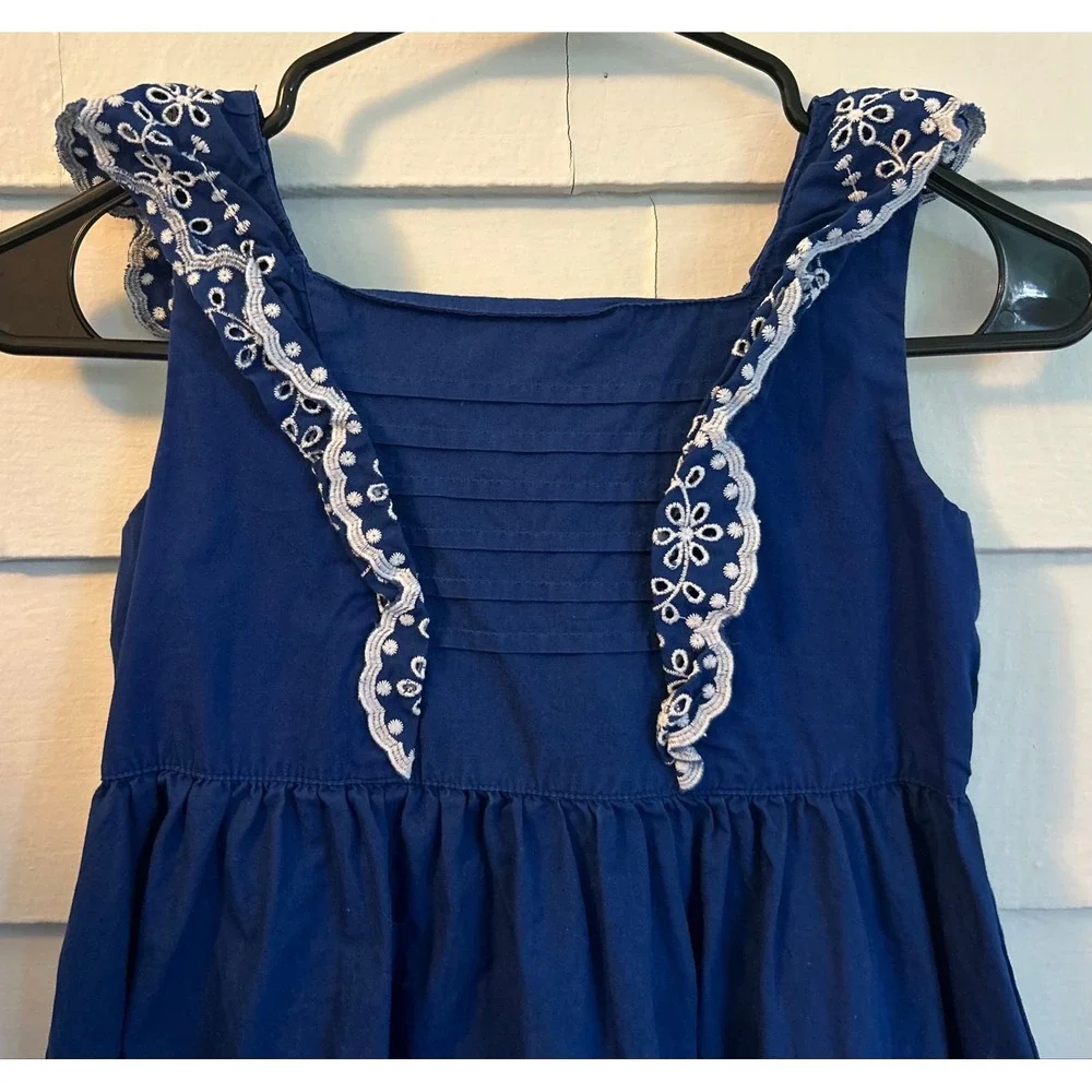 Gymboree Blue Cutout Dress Size 8